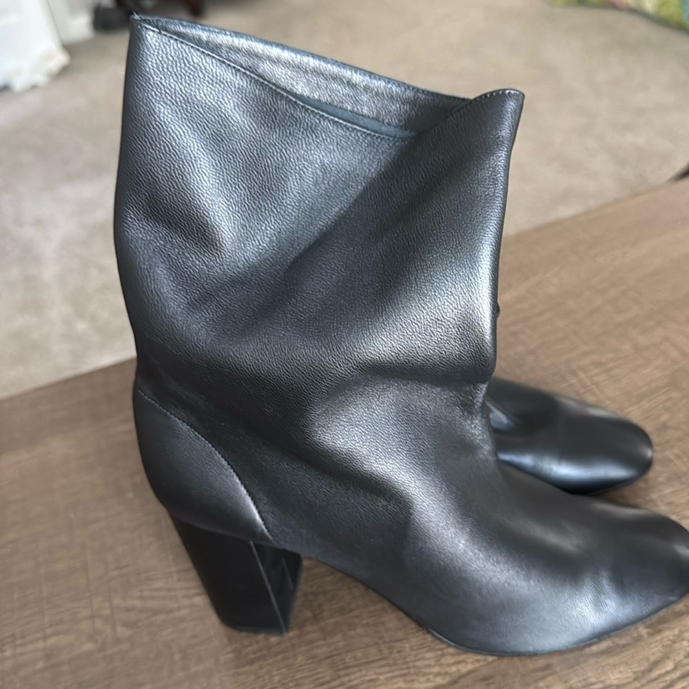 Aquazzura Boogie Bootie Italian Black Women’s Size 39 8.5